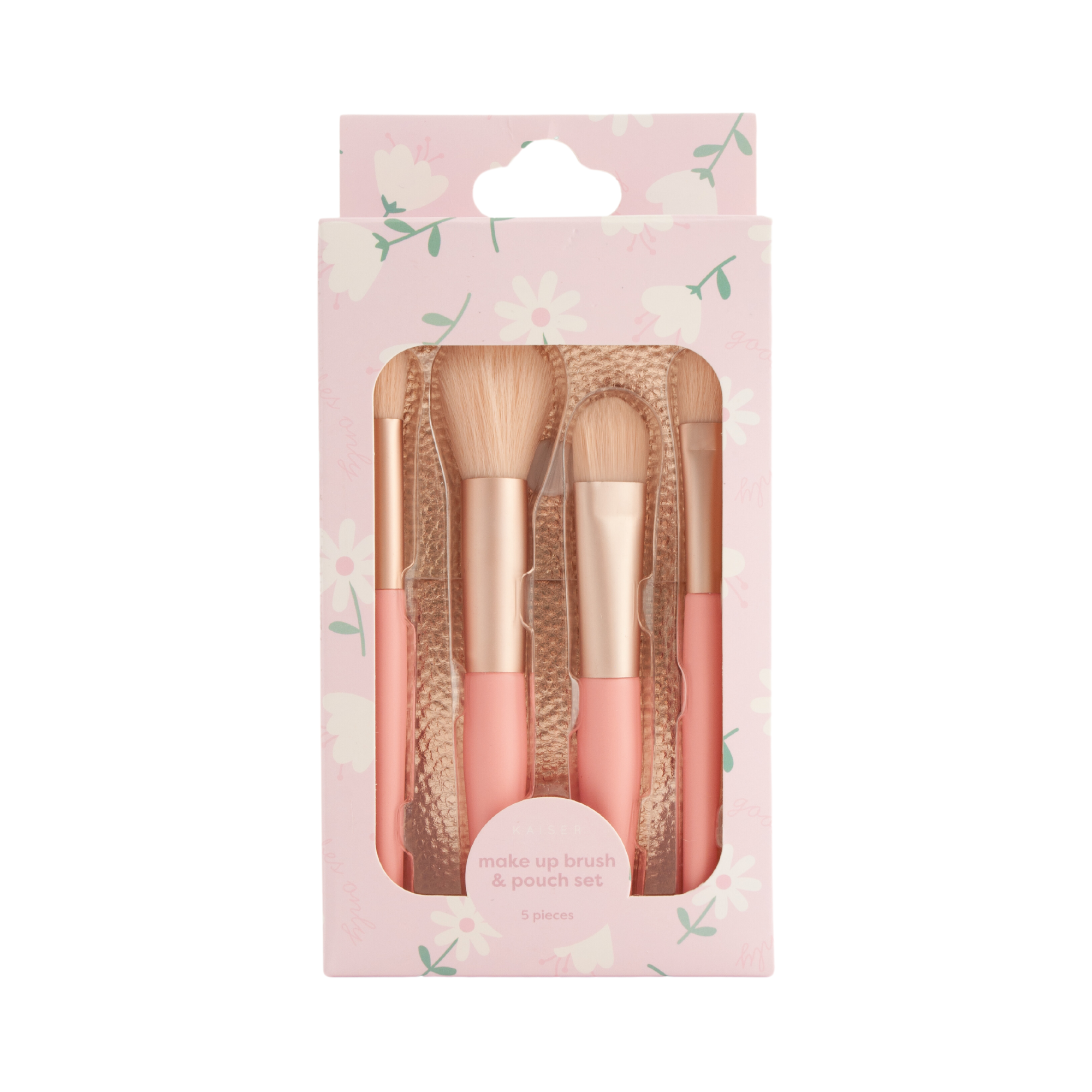 Brush Set With Sml Pouch - Metallic